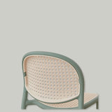 Nordic Bar Chair Family Backrest High Chair In The Ancient Style Rattan Woven Bar Chair Modern Simple Bar Chair - StoolTopia