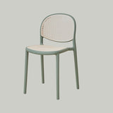 Nordic Bar Chair Family Backrest High Chair In The Ancient Style Rattan Woven Bar Chair Modern Simple Bar Chair - StoolTopia