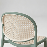 Nordic Bar Chair Family Backrest High Chair In The Ancient Style Rattan Woven Bar Chair Modern Simple Bar Chair - StoolTopia