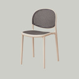 Nordic Bar Chair Family Backrest High Chair In The Ancient Style Rattan Woven Bar Chair Modern Simple Bar Chair - StoolTopia