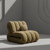 Nordic Bubble Cloud Velvet Accent Chair – Premium Channel Tufted Armchair - StoolTopia