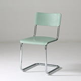 Nordic Cantilever Dining Chair — ABS & PP Seat, Chrome Frame, 7 Colors - StoolTopia