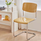 Nordic Cantilever Dining Chair — ABS & PP Seat, Chrome Frame, 7 Colors - StoolTopia