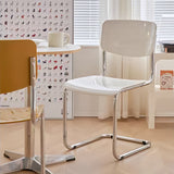 Nordic Cantilever Dining Chair — ABS & PP Seat, Chrome Frame, 7 Colors - StoolTopia