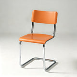 Nordic Cantilever Dining Chair — ABS & PP Seat, Chrome Frame, 7 Colors - StoolTopia