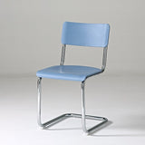 Nordic Cantilever Dining Chair — ABS & PP Seat, Chrome Frame, 7 Colors - StoolTopia