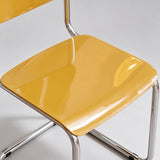 Nordic Cantilever Dining Chair — ABS & PP Seat, Chrome Frame, 7 Colors - StoolTopia