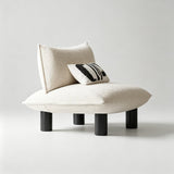 Nordic Designer Bouclé Lounge Chair – Minimalist Single Sofa - StoolTopia