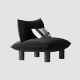 Nordic Designer Bouclé Lounge Chair – Minimalist Single Sofa - StoolTopia