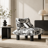 Nordic Designer Bouclé Lounge Chair – Minimalist Single Sofa - StoolTopia