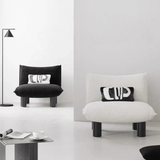 Nordic Designer Bouclé Lounge Chair – Minimalist Single Sofa - StoolTopia