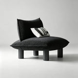 Nordic Designer Bouclé Lounge Chair – Minimalist Single Sofa - StoolTopia