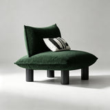 Nordic Designer Bouclé Lounge Chair – Minimalist Single Sofa - StoolTopia