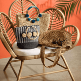 Nordic Flower Petal Rattan Accent Chair – Peacock - Inspired Balcony & Lounge Chair - StoolTopia