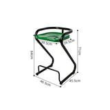 Nordic Leisure Armchair - PP Plastic Frame with Cushioned Seat & Backrest - StoolTopia