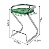 Nordic Leisure Armchair - PP Plastic Frame with Cushioned Seat & Backrest - StoolTopia