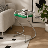 Nordic Leisure Armchair – Stainless Steel Frame with Molded PP Plastic Seat, Easy-Clean Design for Café, Balcony, Outdoor Lounge - StoolTopia