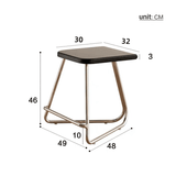 Nordic Minimalist Bar Stools Metal Japanese High Counter Design Chair Coffee Island - StoolTopia