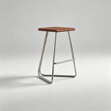 Nordic Minimalist Bar Stools Metal Japanese High Counter Design Chair Coffee Island - StoolTopia
