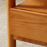 Nordic Oval Coffee Table with Fluted Glass & Rattan Drawers - StoolTopia