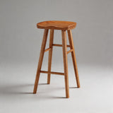 Nordic Solid Wood Bar Stool with Ergonomic Seat | STOOLTOPIA - StoolTopia