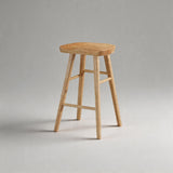 Nordic Solid Wood Bar Stool with Ergonomic Seat | STOOLTOPIA - StoolTopia