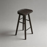 Nordic Solid Wood Bar Stool with Ergonomic Seat | STOOLTOPIA - StoolTopia
