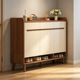 Nordic Storage Cabinet - Solid Wood Door | Minimalist Sideboard - StoolTopia