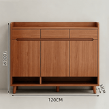 Nordic Storage Cabinet - Solid Wood Door | Minimalist Sideboard - StoolTopia