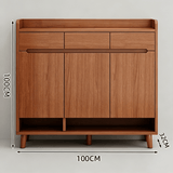 Nordic Storage Cabinet - Solid Wood Door | Minimalist Sideboard - StoolTopia