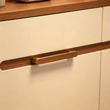 Nordic Storage Cabinet - Solid Wood Door | Minimalist Sideboard - StoolTopia