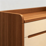 Nordic Storage Cabinet - Solid Wood Door | Minimalist Sideboard - StoolTopia