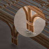 Nordic - Style Handwoven Rattan Daybed Sofa with Cushion (Multiple Sizes) - StoolTopia