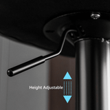 Nordic Swivel Bar Stool - Adjustable Height Leather Counter Stool - StoolTopia