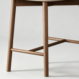 Oleandro Modern Counter & Bar Stool – North American FAS Solid Wood Frame, Premium Leather/Fabric Upholstery, High-Resilience Foam Seat - StoolTopia