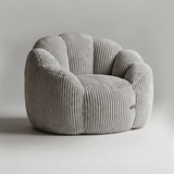 Oversized Bean Bag Reading Chair | Frameless, High-Density Shredded Foam, Loop Velvet - StoolTopia