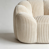 Oversized Bean Bag Reading Chair | Frameless, High-Density Shredded Foam, Loop Velvet - StoolTopia