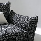 Oversized Cloud Lounge Armchair – Plush Bouclé Fabric Reading Chair with Deep Cushions - StoolTopia