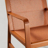 Perforated Outdoor Lounge Chair – Modern All-Weather Patio Armchair - StoolTopia