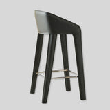 Premium Minimalist Saddle Leather Bar Stool – Metal Frame, High - End Modern Design for Kitchen Islands, Bars & Cafés | Washable | 330kg Load Capacity - StoolTopia