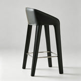 Premium Minimalist Saddle Leather Bar Stool – Metal Frame, High-End Modern Design for Kitchen Islands, Bars & Cafés | Washable | 330kg Load Capacity - StoolTopia