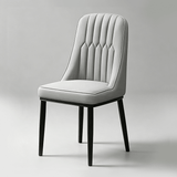 PU Leather Dining Chair with Gold Legs - Italian Style - StoolTopia