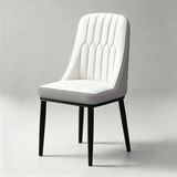 PU Leather Dining Chair with Gold Legs - Italian Style - StoolTopia