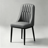 PU Leather Dining Chair with Gold Legs - Italian Style - StoolTopia