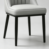 PU Leather Dining Chair with Gold Legs - Italian Style - StoolTopia