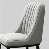 PU Leather Dining Chair with Gold Legs - Italian Style - StoolTopia