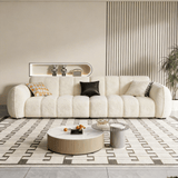 Pumpkin Compression Sofa | Bouclé Armchair & 3-Seater Sofa – StoolTopia - StoolTopia