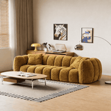 Pumpkin Compression Sofa | Bouclé Armchair & 3-Seater Sofa – StoolTopia - StoolTopia