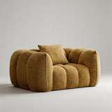 Pumpkin Compression Sofa | Bouclé Armchair & 3-Seater Sofa – StoolTopia - StoolTopia