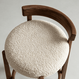 Reception Luxury High Wooden Bar Stool Modern Home Minimalist Designer Kitchen Counter Stools Accent Sillas Bar Furniture - StoolTopia
